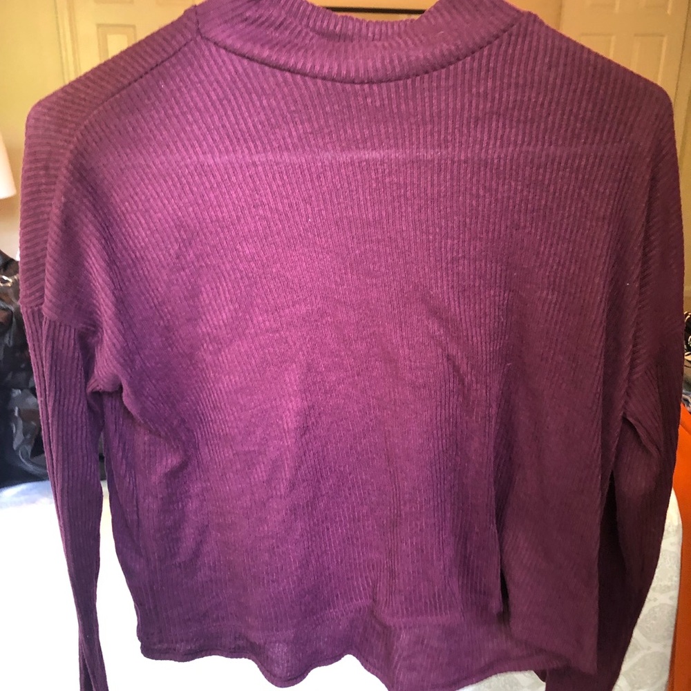 Long sleeve long crop